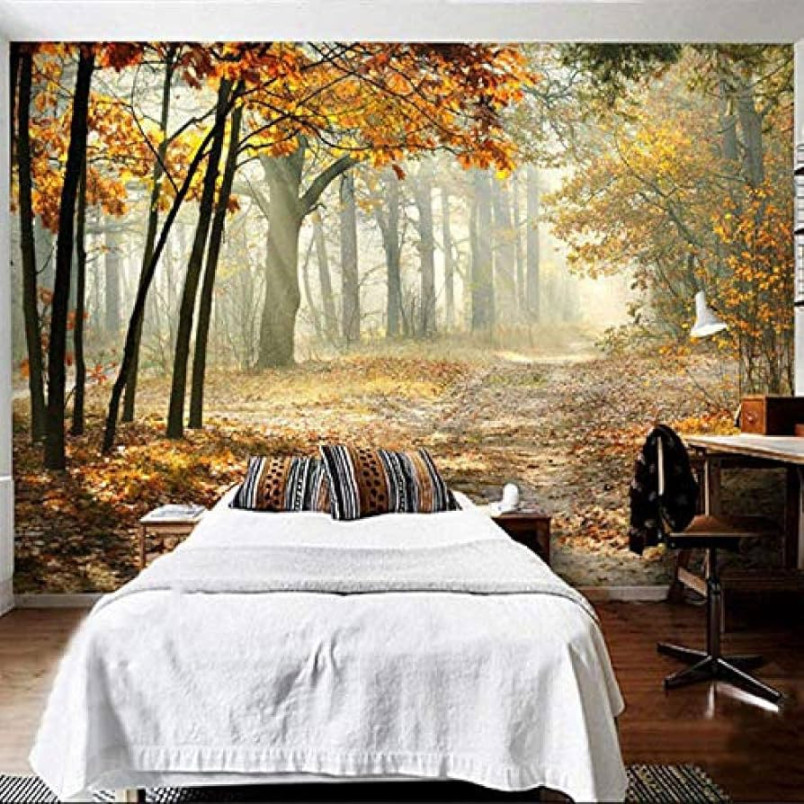 Wallpaper Modern Autumn Forest Living Room Bedroom Dining Room