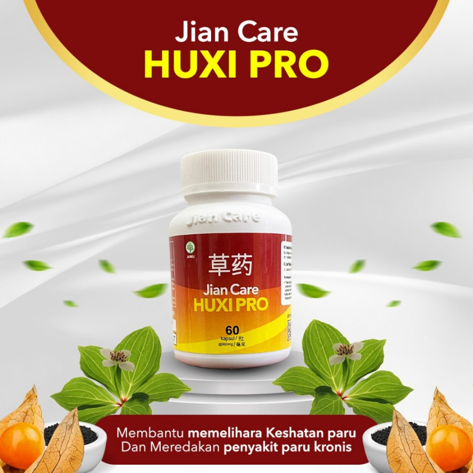 Jual Jian Care HUXI PRO - Herbal Atasi Masalah Pernafasan, Batuk